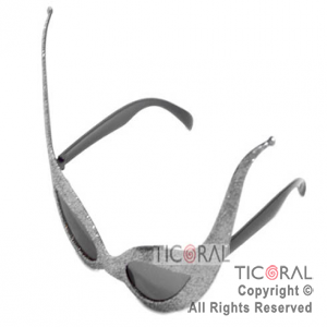 ANTEOJO HS3295-2 PLATA GATO ALARGADO x 1